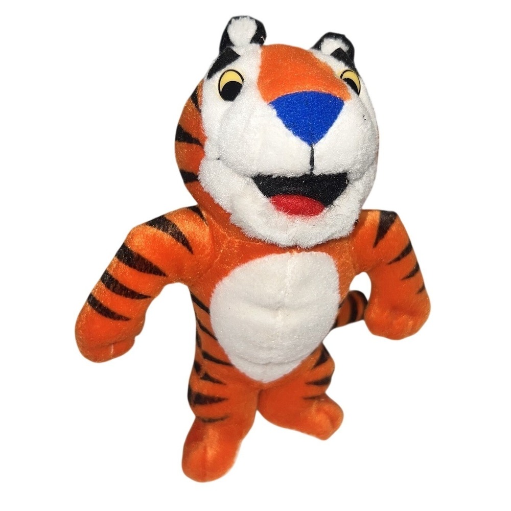 Vintage 1990s Kellogg's Tony the Tiger Plush Stuffed Toy 10 Inch - Picture 2 of 10